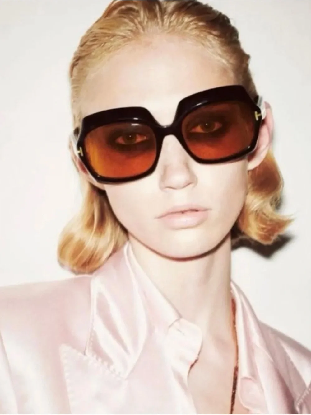 Tom Ford FT1155/S Ren Square Sunglasses Rich Brown/Black Photochromic Lenses